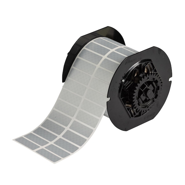 Brady B33 Series Tamper Evident Metallized Polyester Lbls 0.5in H x 1.5in W SL 5000/RL B33-37-438 - main